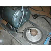 Vacuum bell jarr + pump for laboratory